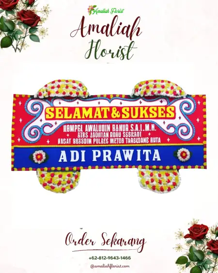 Papan Bunga Ucapan Selamat Jipangan